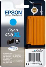 Cartouche d’origine Epson 405XL / C13T05H24010 (série valise) – Cyan
