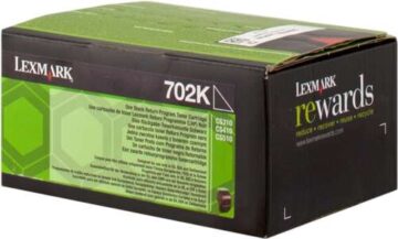 Toner d’origine Lexmark 702K / 70C20K0 / 70C20KE – Noir
