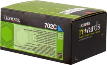Toner d’origine Lexmark 702C / 70C20C0 / 70C20CE – Cyan