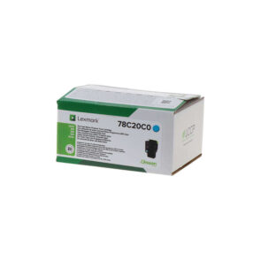 Toner d’origine Lexmark 78C20C0 – Cyan