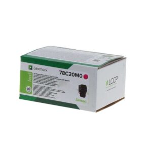 Toner d’origine Lexmark 78C20M0 – Magenta