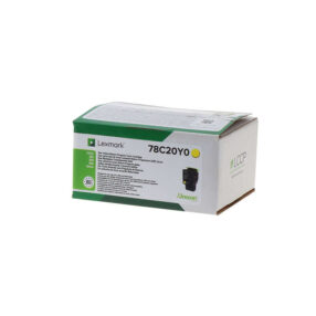 Toner d’origine Lexmark 78C20Y0 – Jaune