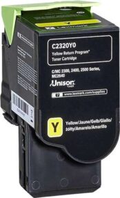Toner d’origine Lexmark C2320Y0 – Jaune