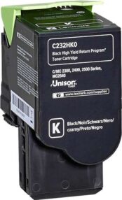 Toner d’origine Lexmark C232HK0 – Noir