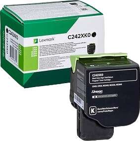 Toner d’origine Lexmark C242XK0 – Noir