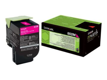 Toner d’origine Lexmark 802M / 80C20C0 / 80C20CE – Magenta