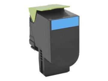 Toner d’origine Lexmark 802HC / 80C2HC0 / 80C2HCE – Cyan