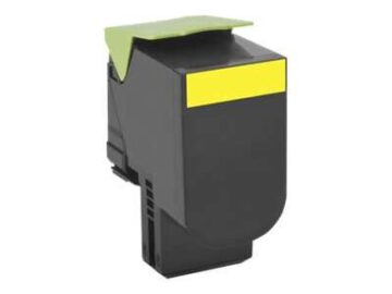 Toner d’origine Lexmark 802HY / 80C2HY0 / 80C2HYE – Jaune