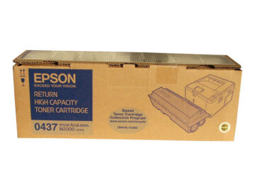 Toner d’origine Epson Aculaser M2000 / 0435 / 0437 / C13S050435 / C13S050437 – Noir
