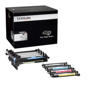 Pack de 4 tambours d’origine Lexmark 700Z5 / 70C0Z50 – Noir + cyan + magenta + jaune