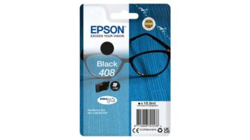 Cartouche d’origine Epson 408 / C13T09J14010 (série lunettes) – Noire