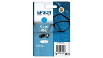 Cartouche d’origine Epson 408 / C13T09J24010 (série lunettes) – Cyan