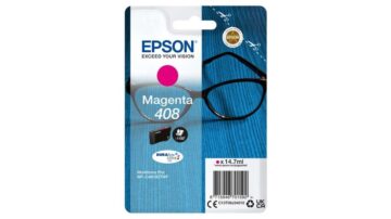 Cartouche d’origine Epson 408 / C13T09J34010 (série lunettes) – Magenta