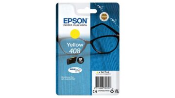 Cartouche d’origine Epson 408 / C13T09J44010 (série lunettes) – Jaune