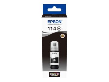 Bouteille d’encre d’origine Epson 114 / C13T07A140 – Noire