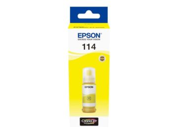 Bouteille d’encre d’origine Epson 114 / C13T07B440 – Jaune