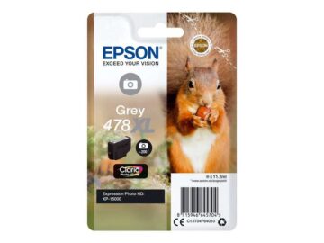 Cartouche d’origine Epson 478XL / C13T04F64010 (série écureuil) – Grise