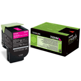 Toner d’origine Lexmark 702HM / 70C2HM0 / 70C2HME / 70C0H30 – Magenta