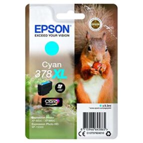 Cartouche d’origine Epson 378XL / C13T37924010 (série écureuil) – Cyan