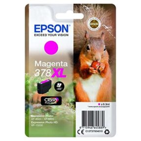 Cartouche d’origine Epson 378XL / C13T37934010 (série écureuil) – Magenta