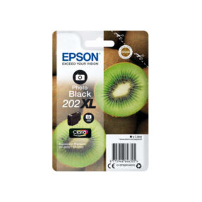 Cartouche d’origine Epson 202XL / C13T02H14010 (série kiwi) – Noire photo